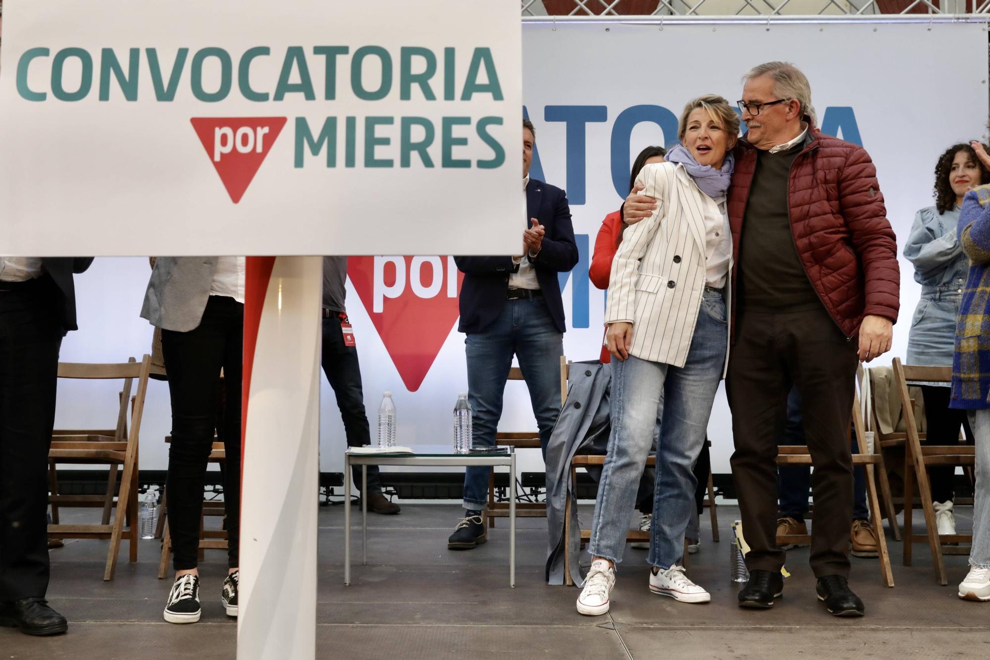 En imágenes: Así fue la visita de Yolanda Díaz a Asturias