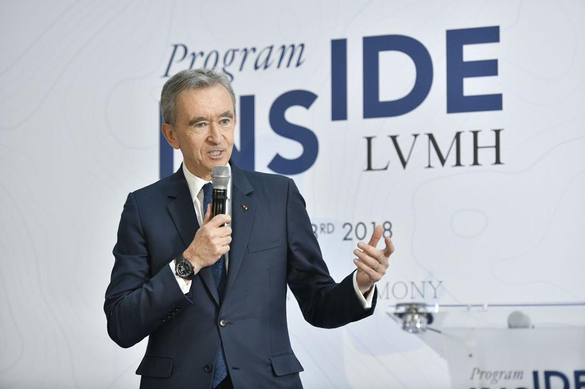 Bernard Arnault, presidente y CEO de LVMH
