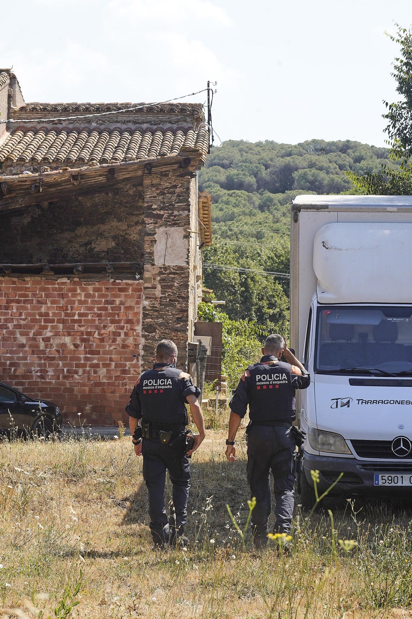 Plantació de marihuana en un mas de Quart