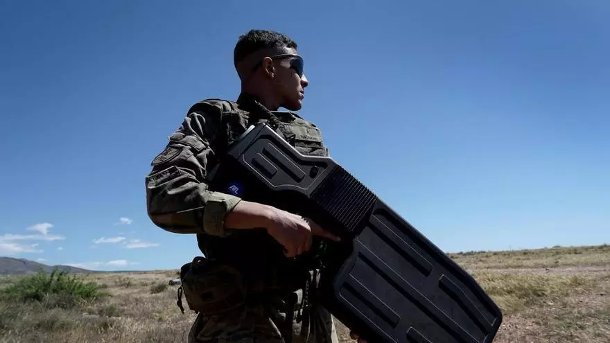 La Legión prueba drones para el Ejército del futuro.