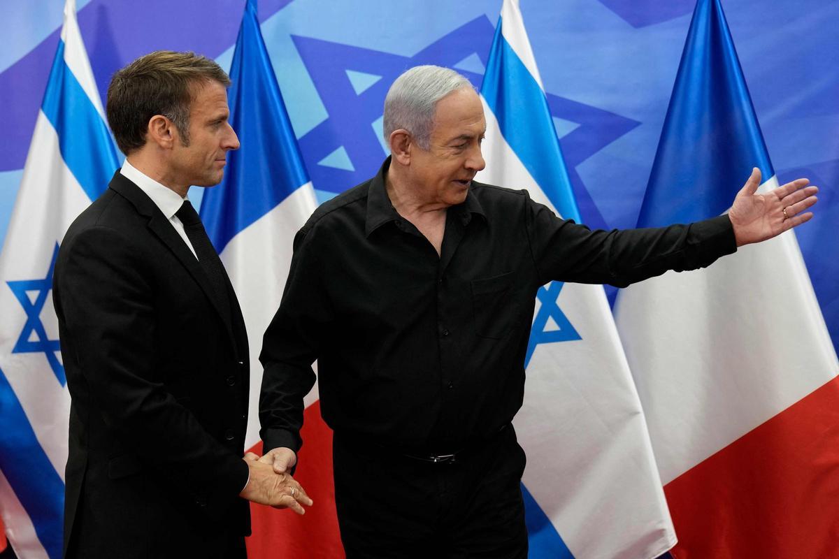 Macron visita Israel