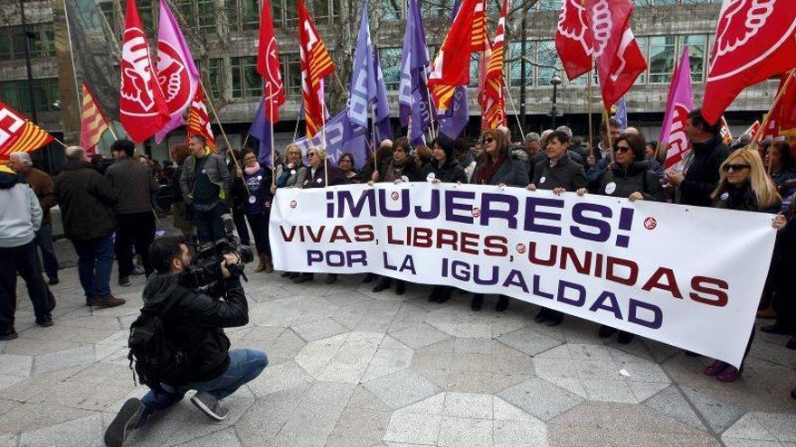 UGT y CCOO señalan la movilización del Día de la Mujer como un éxito