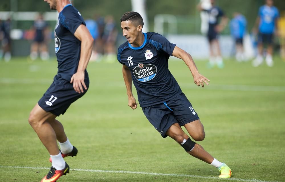 Andone y Fayçal se suman a los entrenamientos