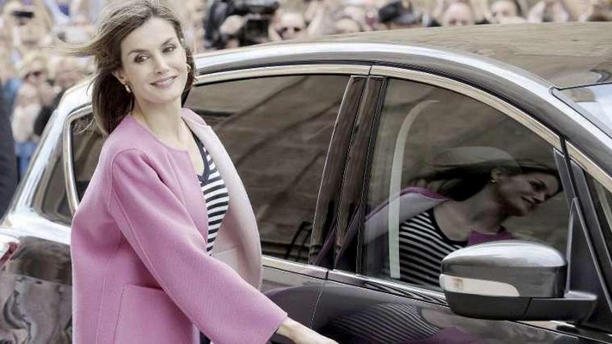 Doña Letizia, en un viaje a Mallorca. // E.Calvo