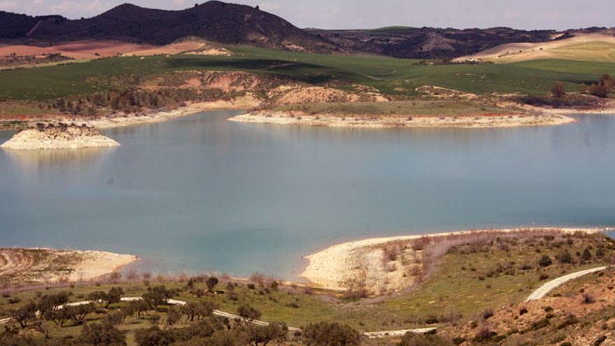 Imagen de uno de los pantanos de la zona del Guadalhorce.