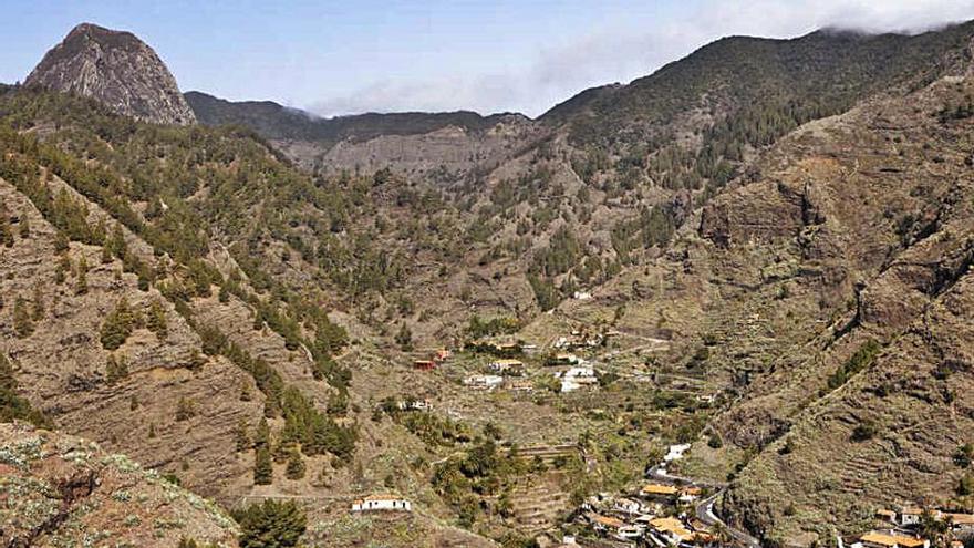 Barranco de La Laja, en La Gomera.