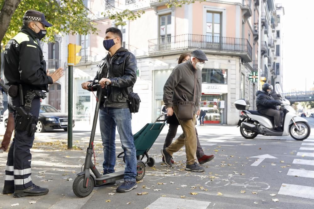 Campanya informativa dels patinets a Girona