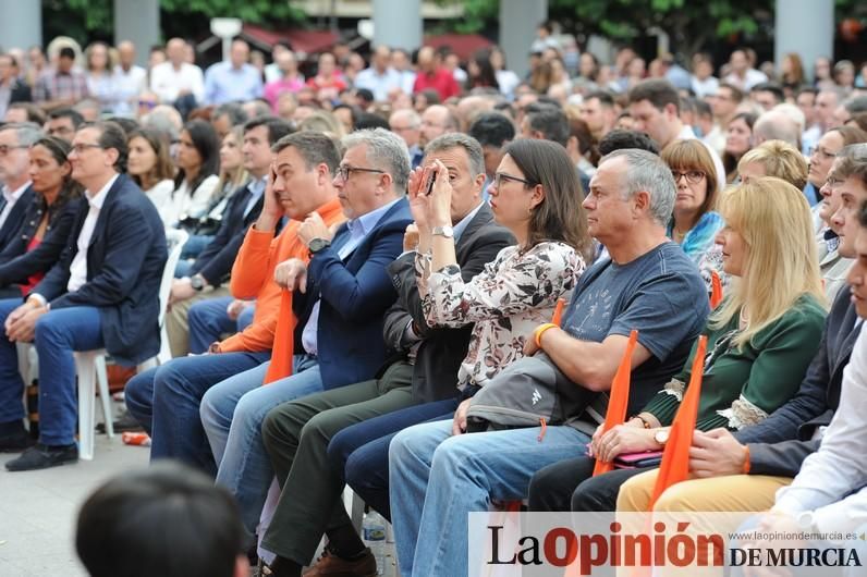 Albert Rivera, líder de Ciudadanos, en Murcia