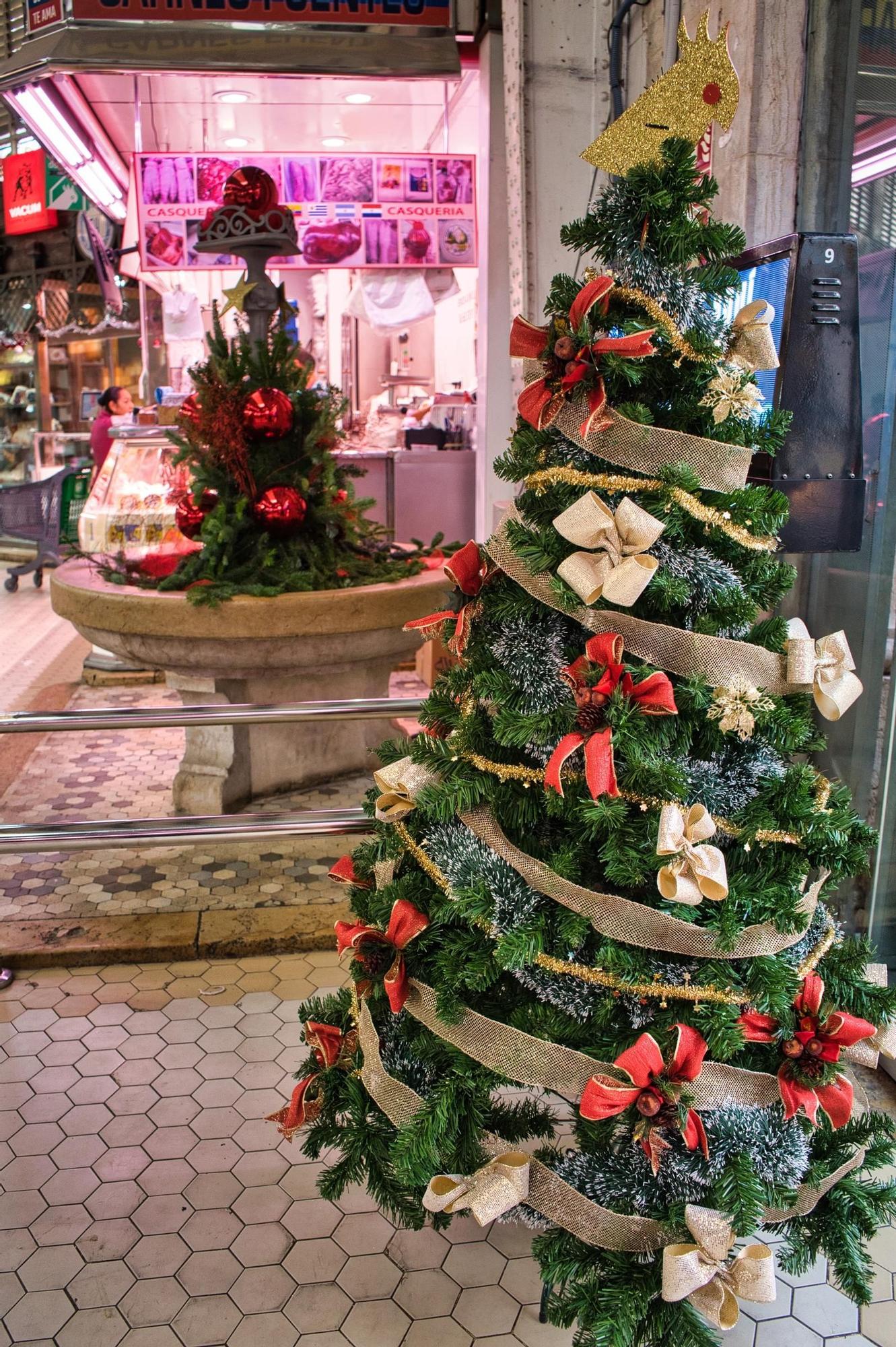 Así es el belén del Mercado Central de València, de la falla Monteolivete