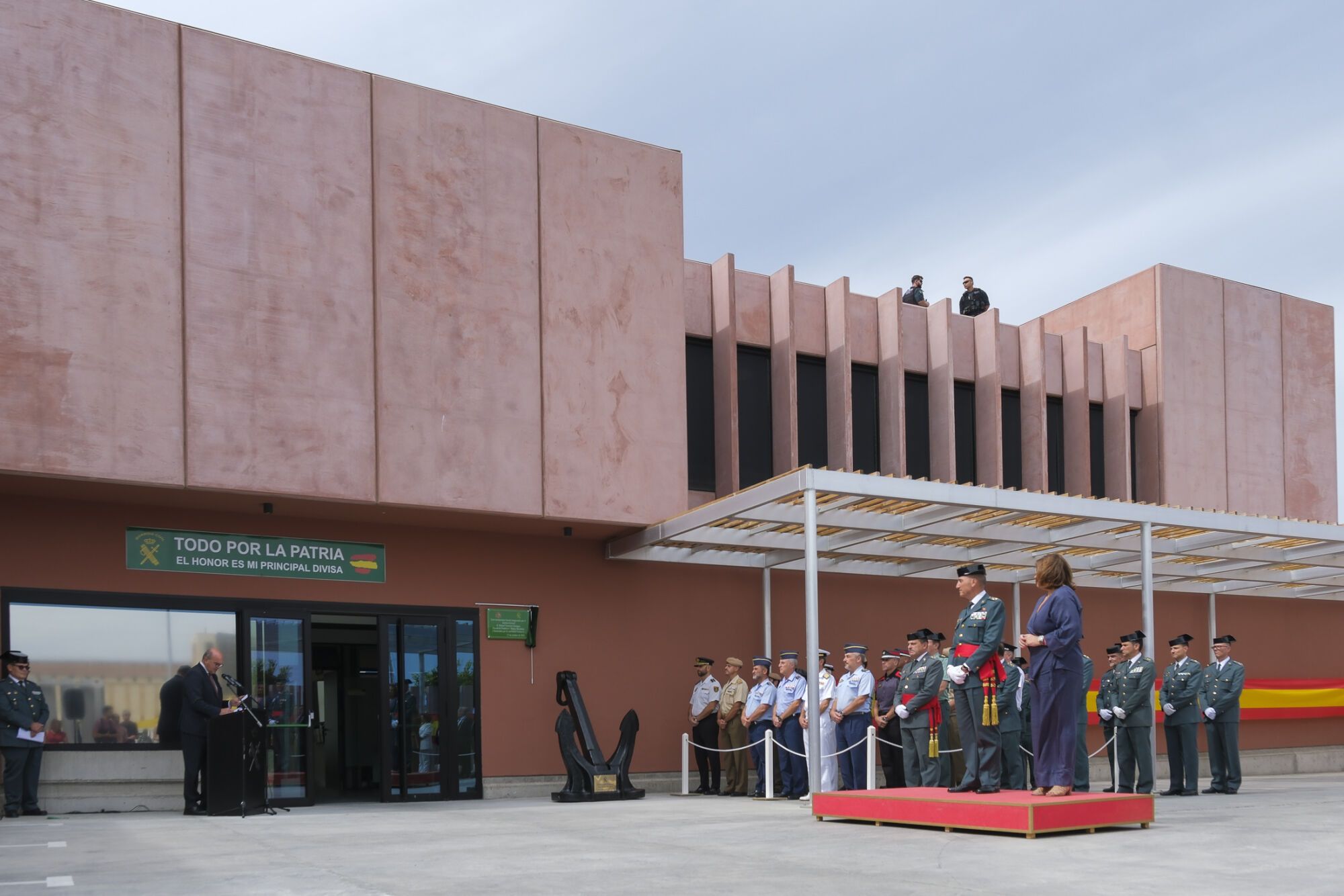 Inauguración de la Comisaría de la Guardia Civil en el Puerto de Las Palmas