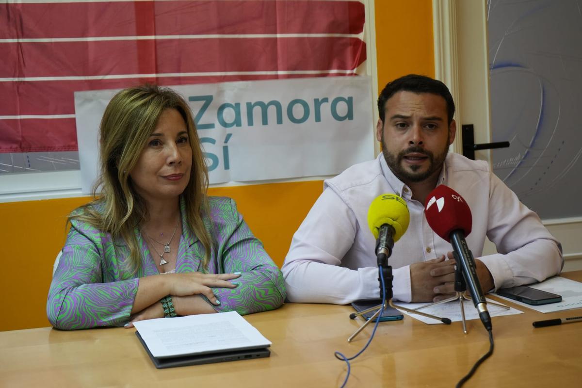 Eloy Tomé y Rocío Ferrero, candidatos de Zamora Sí al Congreso y Senado.