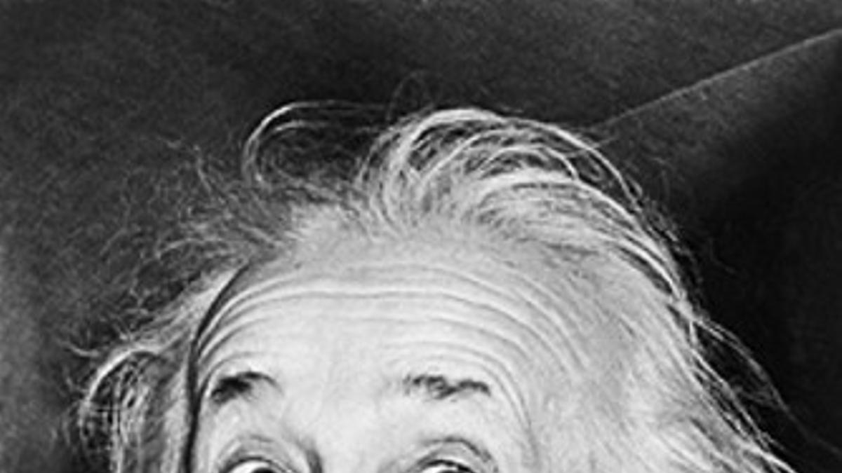 Einstein, en la famosa foto tomada el 18 de marzo de 1951, a la edad de 71 años.