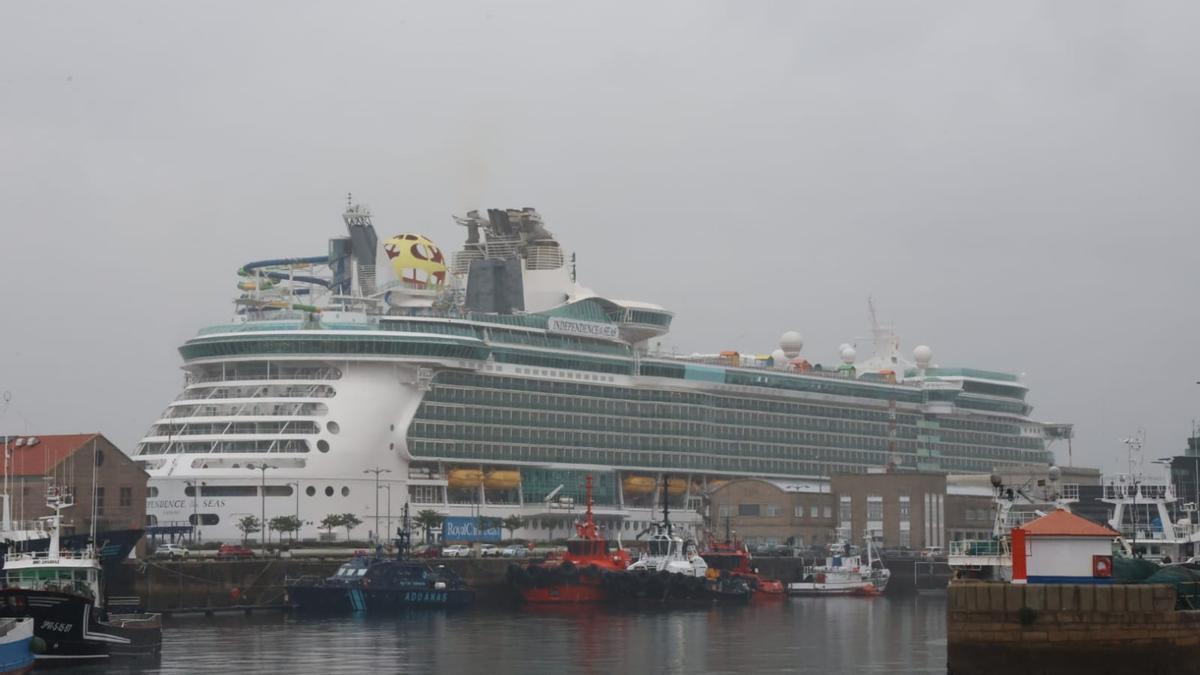Último capítulo del idilio del «Independence of the Seas» con Vigo