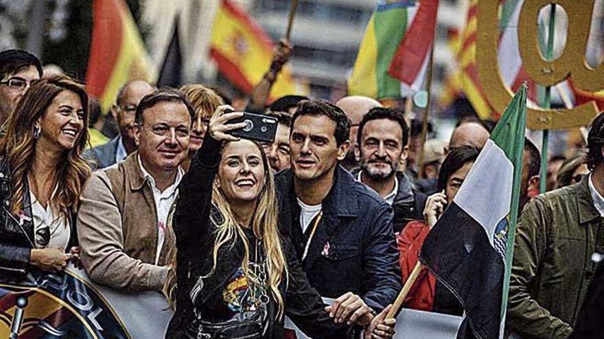 Joan Mesquida se manifiesta en Madrid