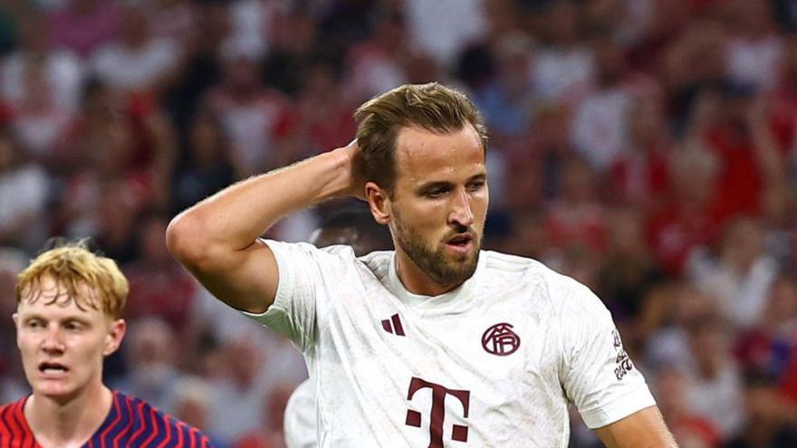 Harry Kane llega a Múnich a tiempo de perder la Supercopa