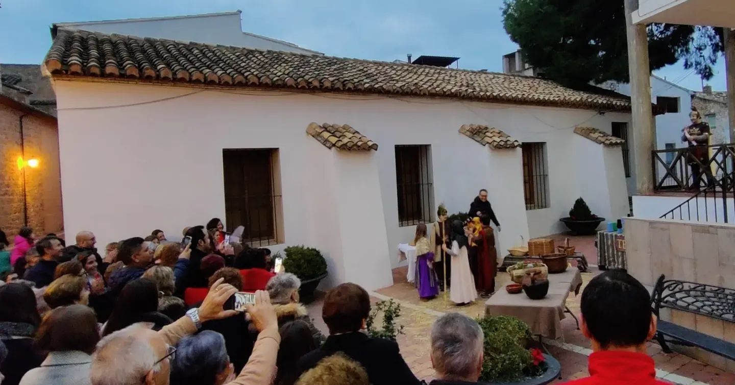 Altura se emociona con el belén viviente