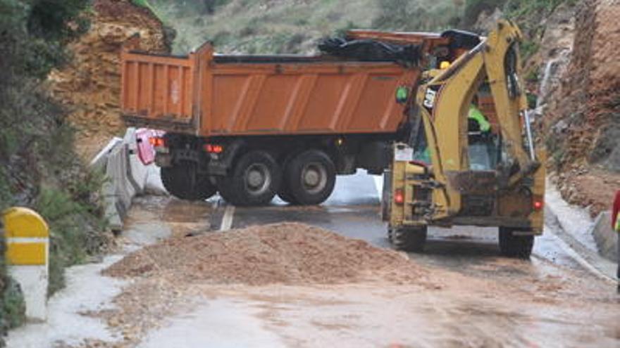 Canals valora en casi un millón de euros los daños provocados por las lluvias