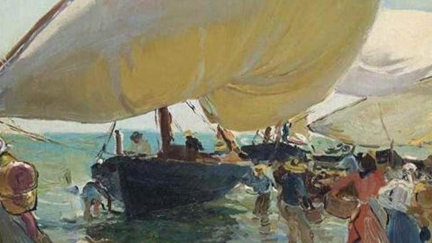 &quot;La llegada de las barcas&quot; de Sorolla se subasta por 341.000 €