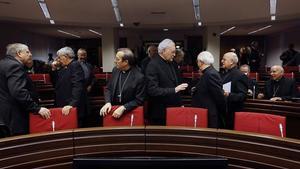 Reunió de la Conferència Episcopal a Madrid, aquest dimarts.