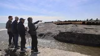 Reacciones al inicio del trasvase de arena a las playas de Sagunto