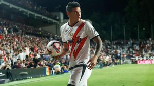 James Rodríguez, jugador del Rayo Vallecano