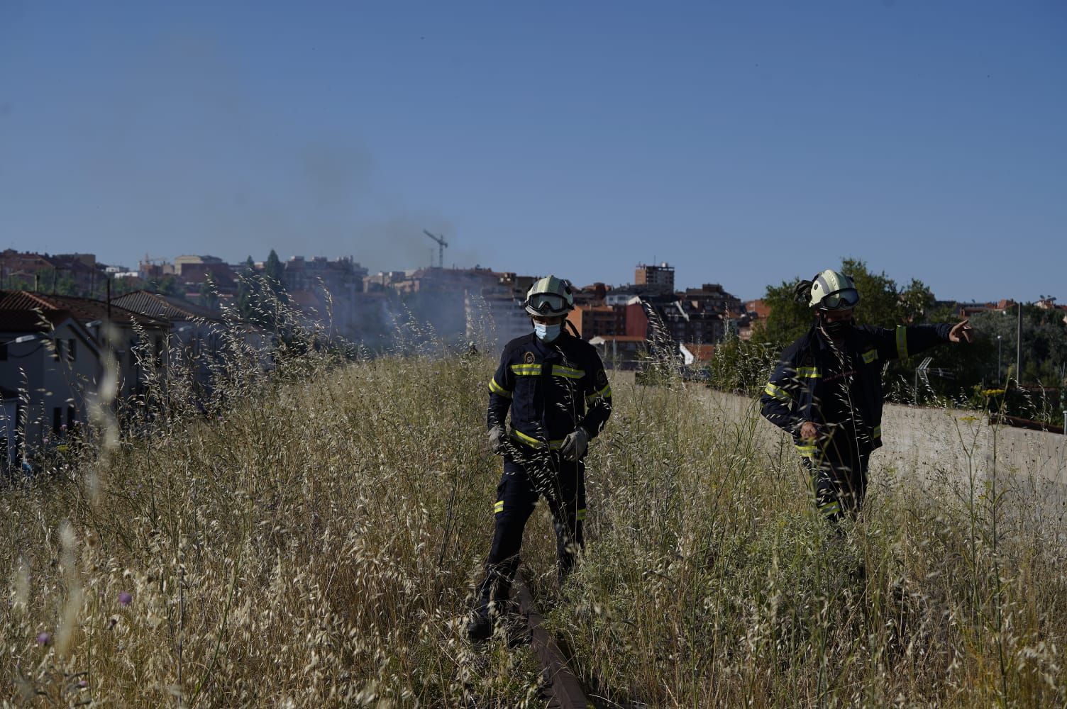 Incendio en Zamora.