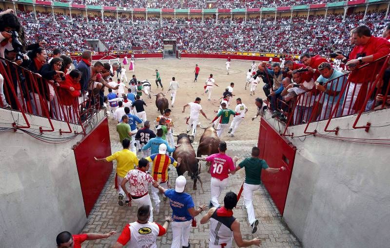 Encierro del cuarto día de las fiestas