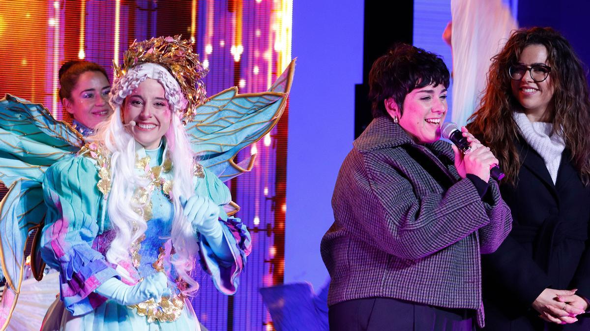 La Fada Missatgera y la alcaldesa de Santa Coloma, Mireia González