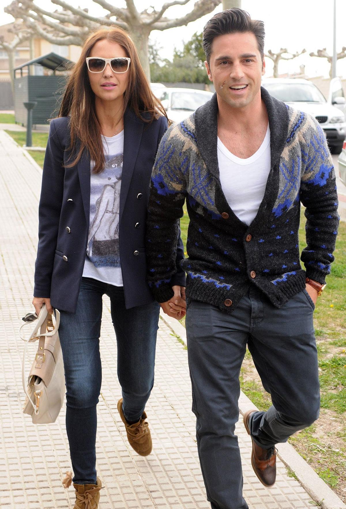Paula Echevarría y David Bustamante de la mano en 2014