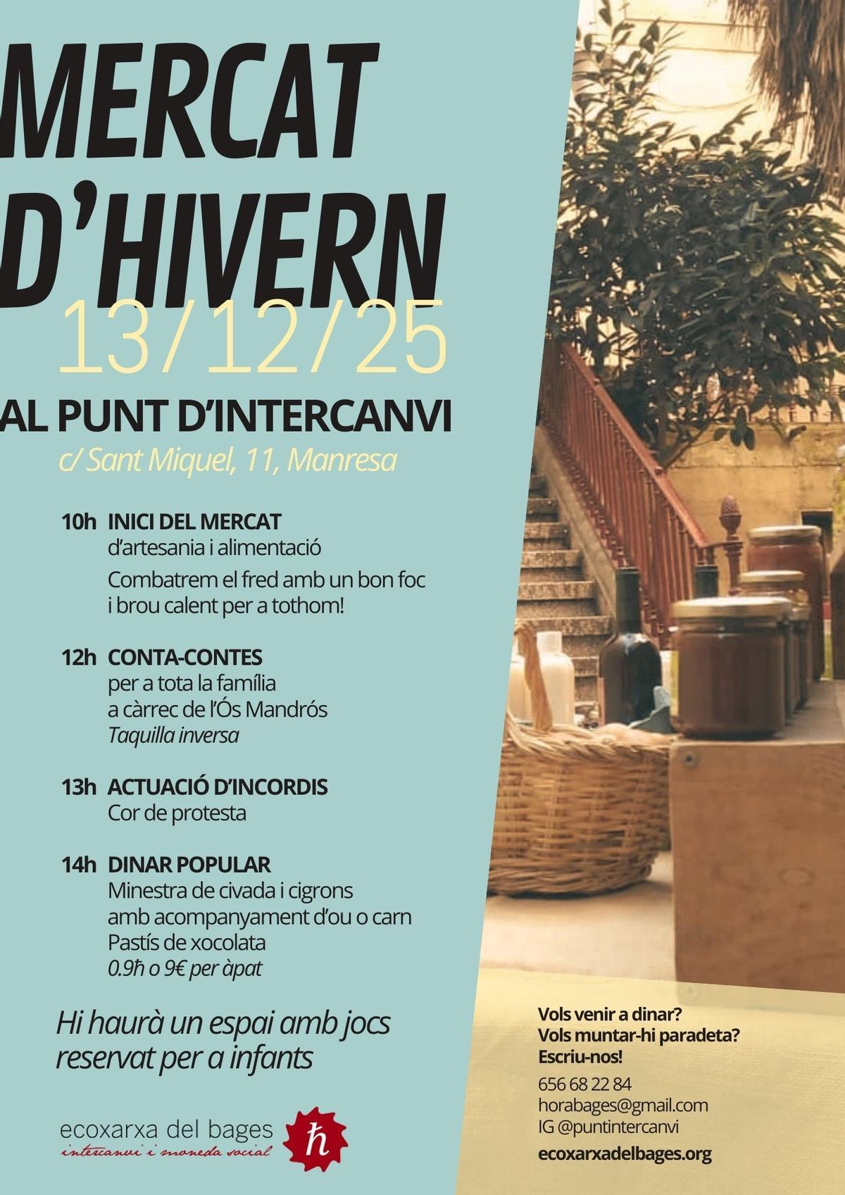 El cartell de la matinal organitzada per l&#39;Ecoxarxa el Bages