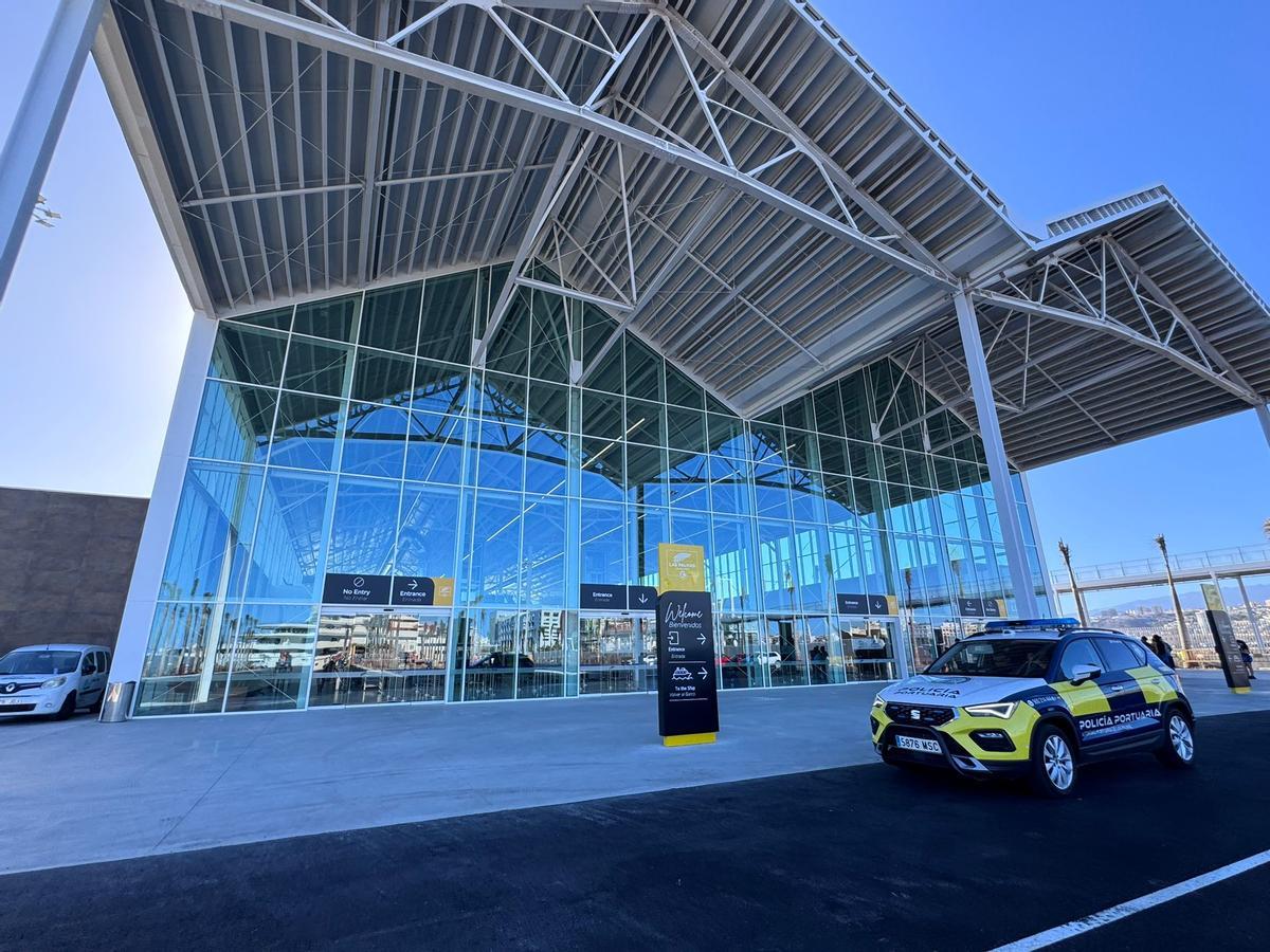 Fachada de la nueva terminal de cruceros