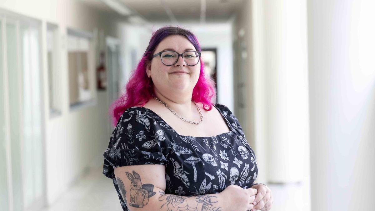Abbie Munz, paciente de 26 años: "Todavía tengo mucho amor por dar a las personas que me rodean".