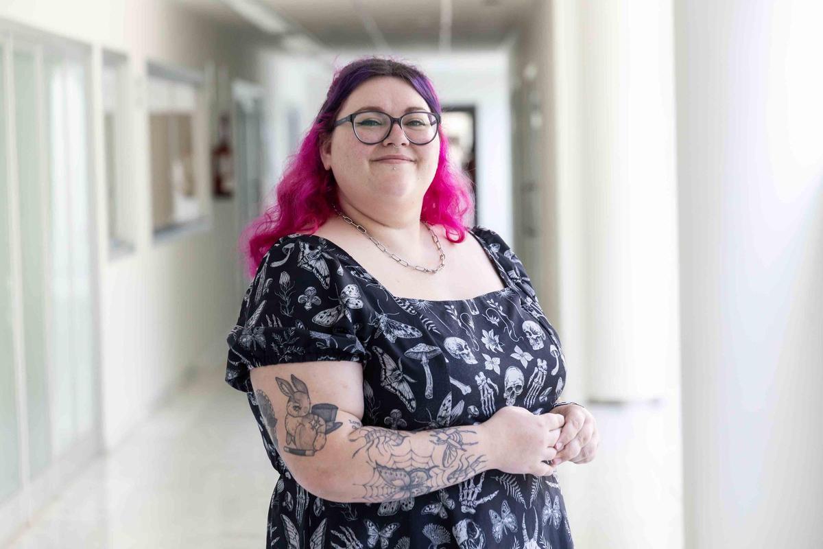 Abbie Munz, paciente de 26 años: "Todavía tengo mucho amor por dar a las personas que me rodean".