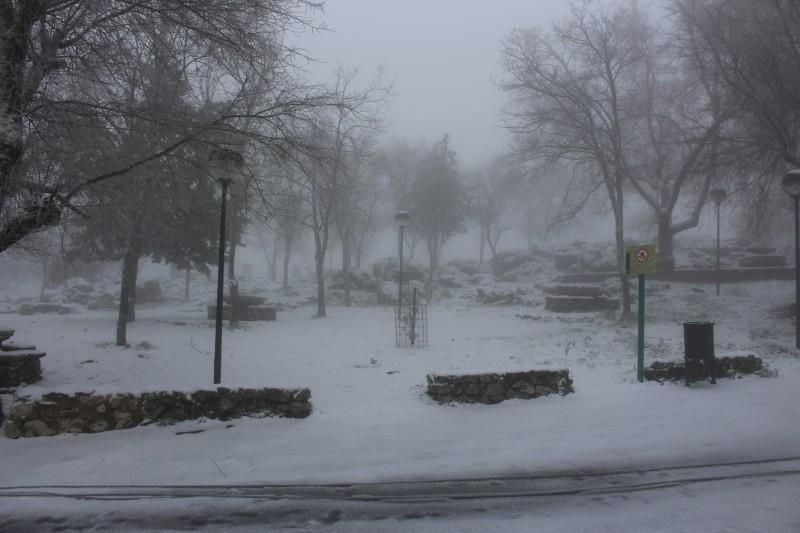 Nieve en la provincia de Córdoba