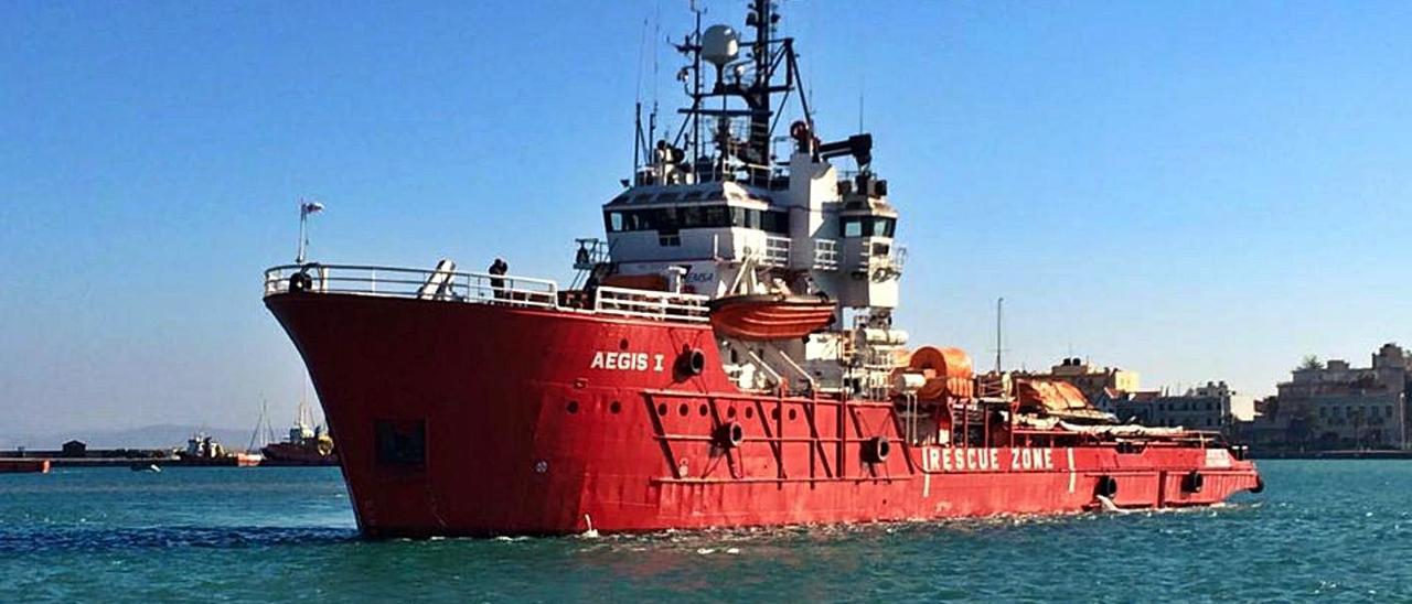 El “Aegis 1”, barco de la firma griega. | EPE