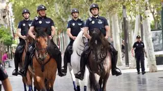 Murcia constituye la nueva Unidad Especial de Caballería de la Policía Local