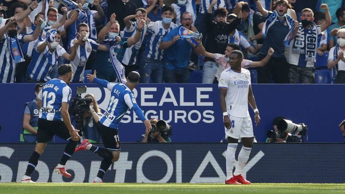 El Espanyol logró sorprender al Real Madrid y derrotarlos por la mínima