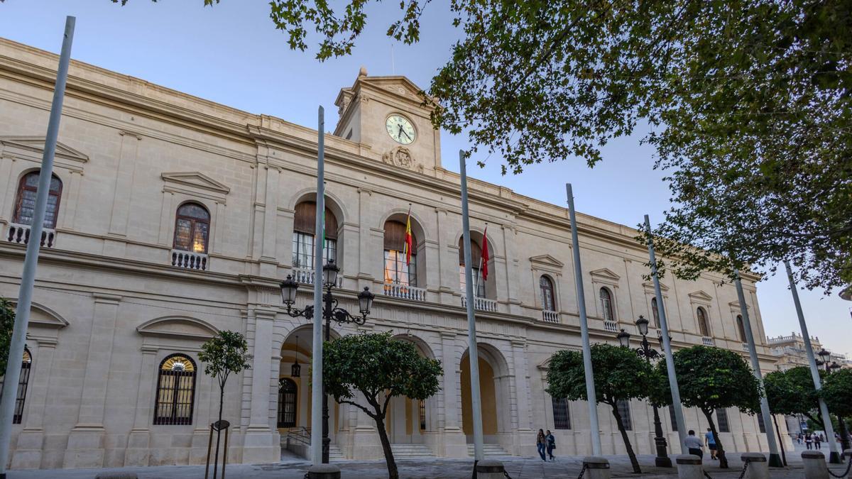 Fachada del Ayuntamiento de Sevilla.