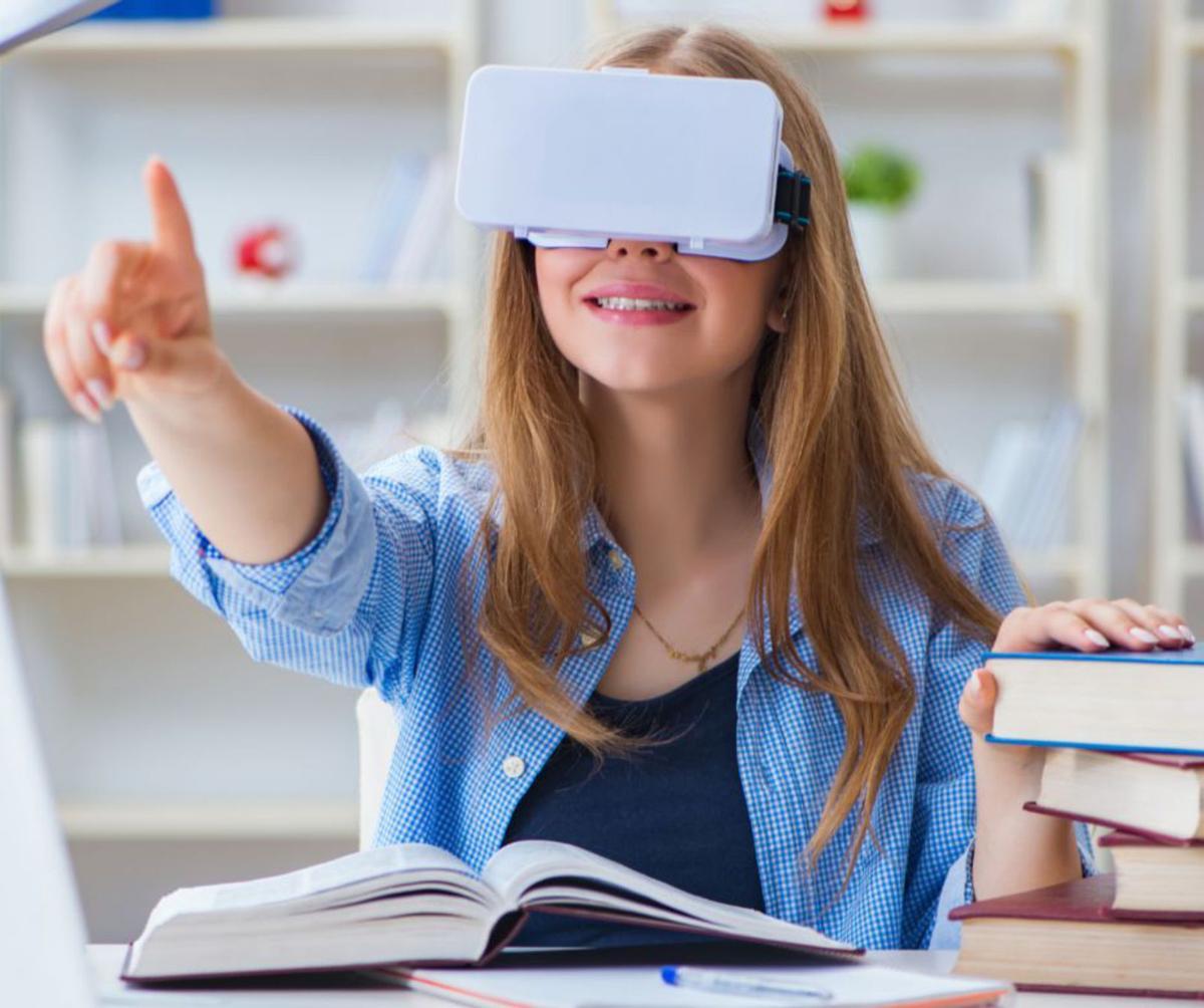 Gafas de realidad virtual para estudiar