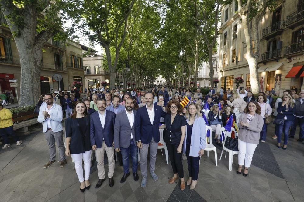 Bauzá, con sus ciudadanos en Palma