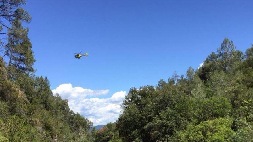 Ferida una persona en caure en una zona de gorgs d&#039;Orpí