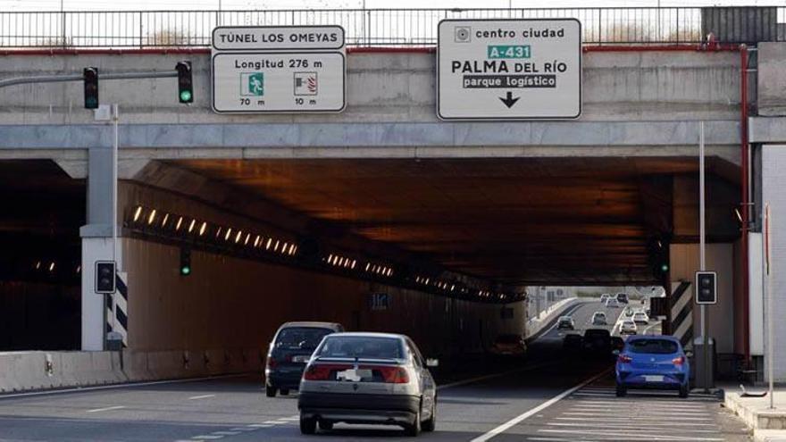 Corte de un carril en cada calzada en el túnel de los Omeyas y el de la Almunia