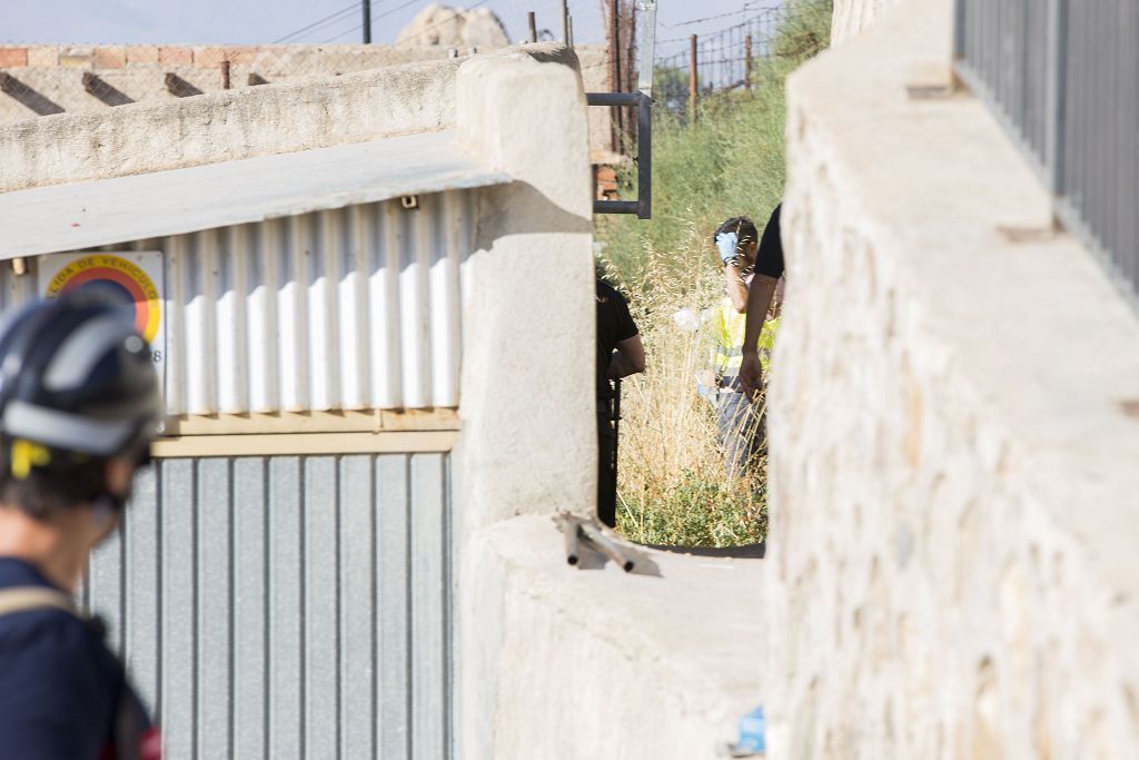 Encuentran muerto a un vecino de Lorca desaparecido encajado en el hueco entre dos casas