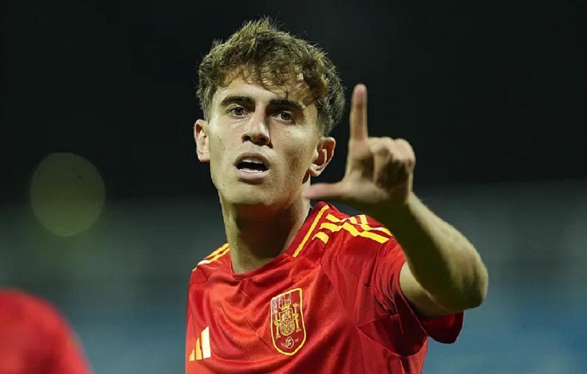 Adrián Niño marcó gol en la última ventana con España sub-21.