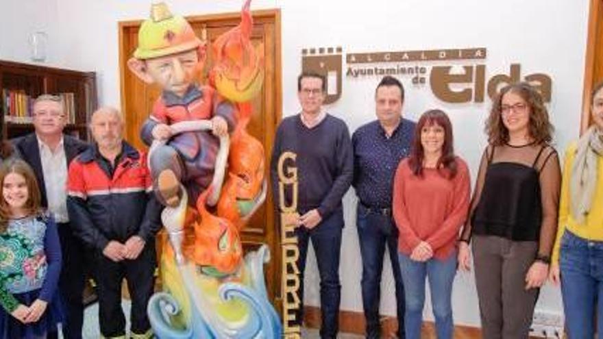 El ninot indultado en Elda llega hoy al MUBOMA de Alcoy