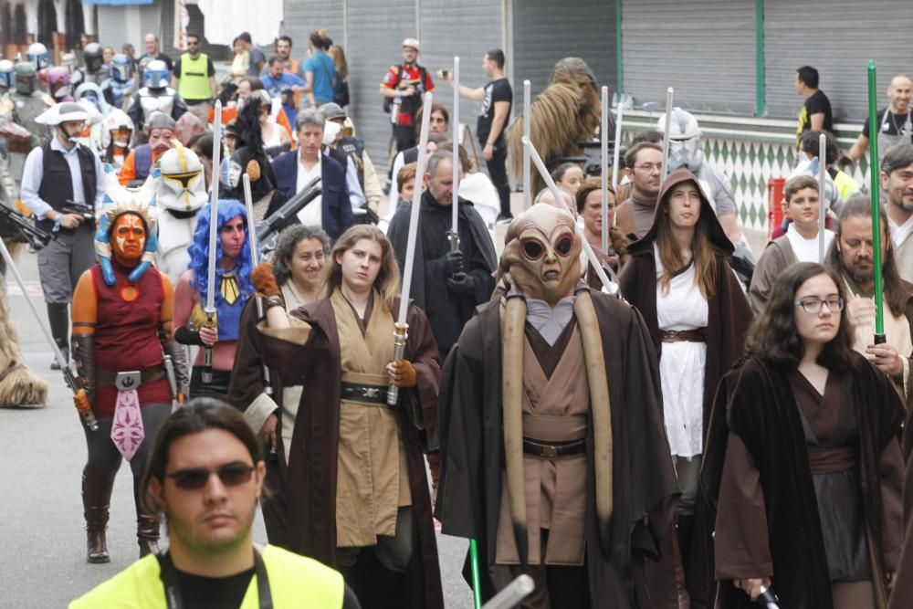 Desfile de "Starwars" en Metrópoli