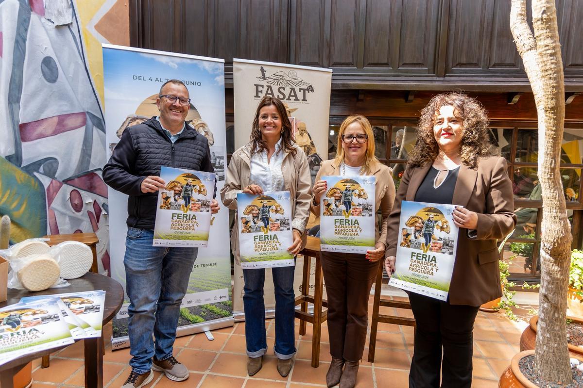 Cartel de la V Feria Agrícola, Ganadera y Pesquera de Teguise