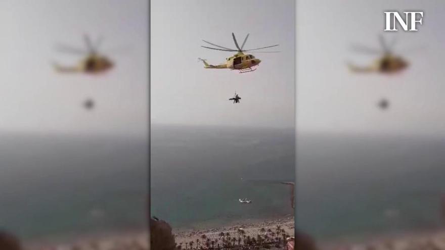 Un hombre resulta herido grave tras precipitarse desde el castillo de Santa Bárbara de Alicante