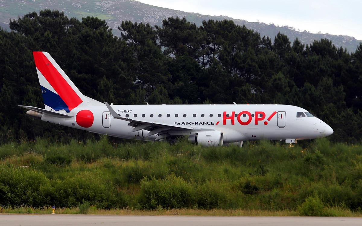 Un avión de Air France entre Vigo y París en una imagen de archivo en 2015
