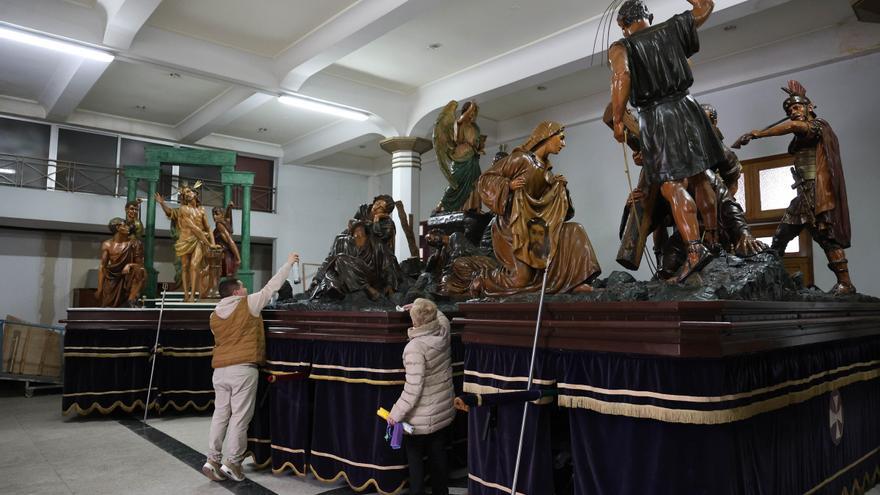 La lluvia obliga a suspender las procesiones de Semana Santa en Vigo